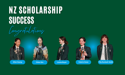 Marsden Students Excel in NZ Scholarship Examinations